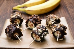 Chocolate Cream Banana Bites